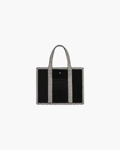 Eric Javits Cote D'azur Tote Bag - Final Sale In Black/cream