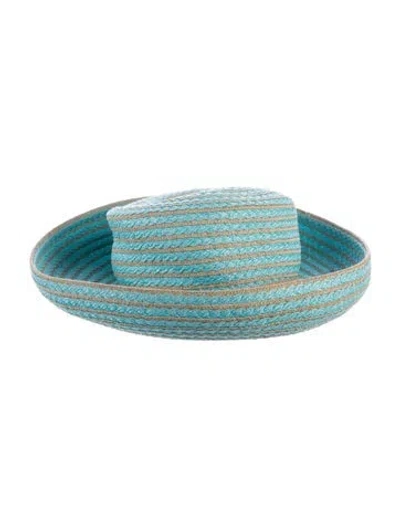 Pre-owned Eric Javits Dual-toned Braided Gambler Hat