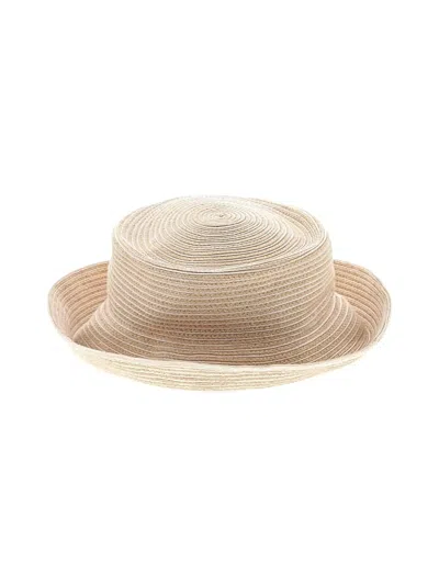 Pre-owned Eric Javits Fedora In Ivory