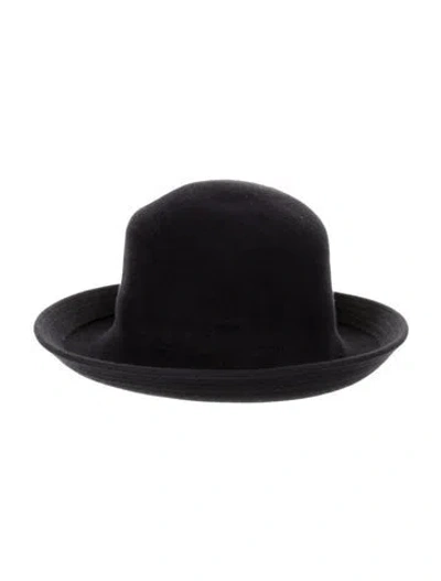 Pre-owned Eric Javits Felt Bowler Hat In Blue