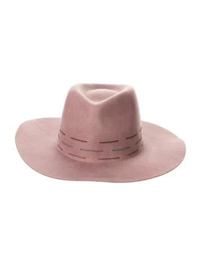 Pre-owned Eric Javits Gambler Hat W/tags In Pink
