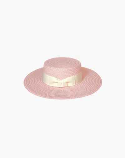 Eric Javits Gondolier Boater Hat In Neutral