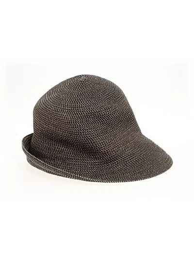 Pre-owned Eric Javits Hat In Brown