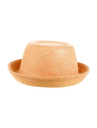 Pre-owned Eric Javits Hat In Orange