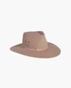 Eric Javits Jade Wool Felt Fedora Hat In Almondine