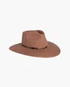 ERIC JAVITS JADE WOOL FELT FEDORA HAT