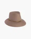 Eric Javits Jamie Felt Fedora Hat In Almondine