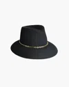 Eric Javits Jamie Felt Fedora Hat In Black