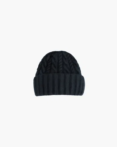 Eric Javits Knit Fisherman Cap In Black