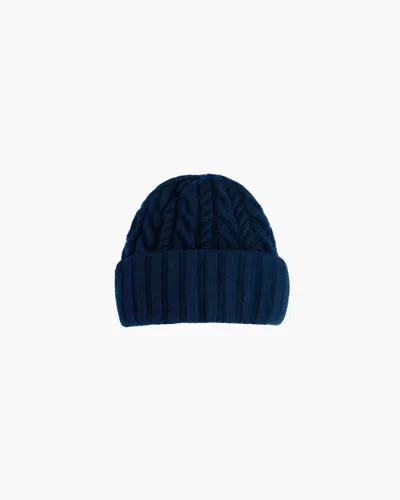 Eric Javits Knit Fisherman Cap In Navy
