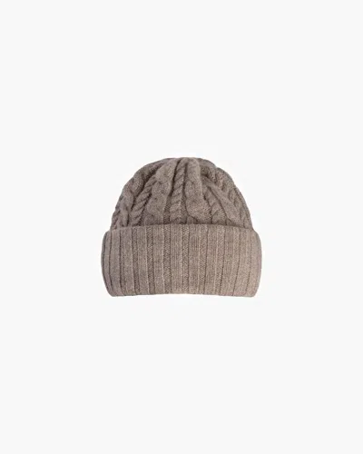Eric Javits Knit Fisherman Cap In Taupe