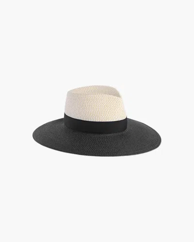 Eric Javits Lady Daphne In White Mix/black