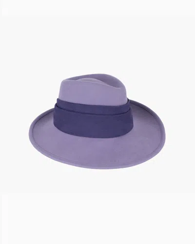 Eric Javits L'avenue Wool Felt In Lilac