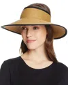 Eric Javits Lil Squishee Visor In Brown