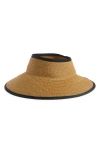 Eric Javits Lil Squishee Visor In Black