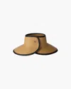 Eric Javits Lil Squishee Visor In Natural/black