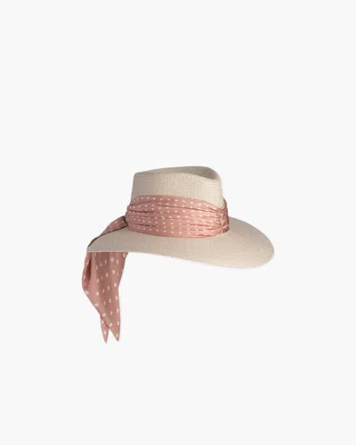 Eric Javits Marella In Peanut/rose Dot