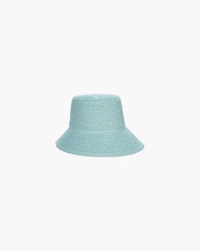 Eric Javits Marina Bucket In Aqua