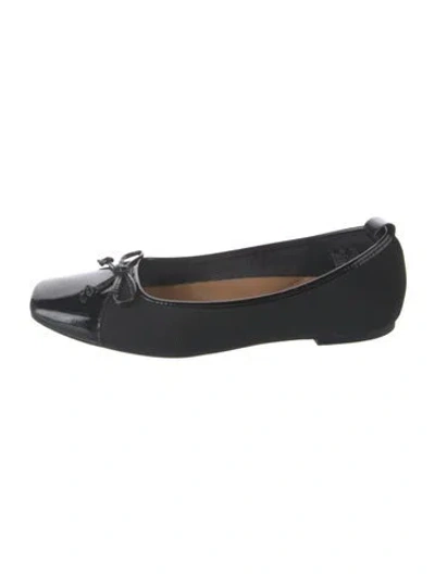 Pre-owned Eric Javits Mesh Ballet Flats In Blue