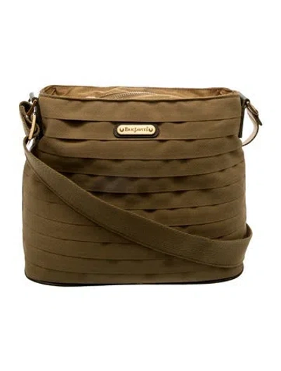 Pre-owned Eric Javits Messenger Bag In Green