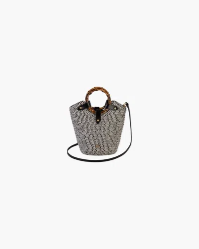 Eric Javits Mini My Way In Black/cream