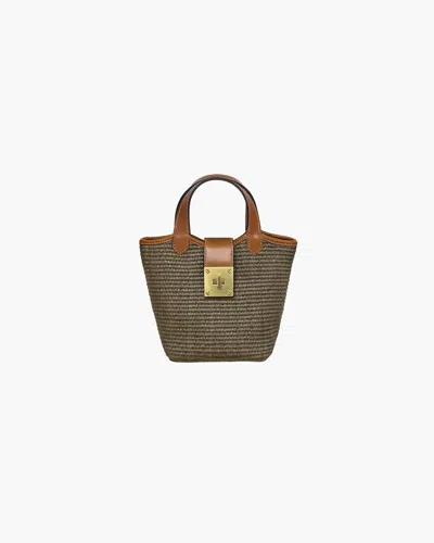 Eric Javits Mini Myka Straw Bag In Green
