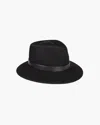 Eric Javits Ms Cool Wool Felt Fedora Hat In Originalblack