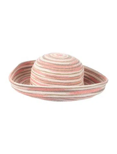 Pre-owned Eric Javits Multi-colored Braided Bowler Hat