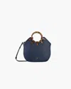 Eric Javits My Way Straw Bag In Navy