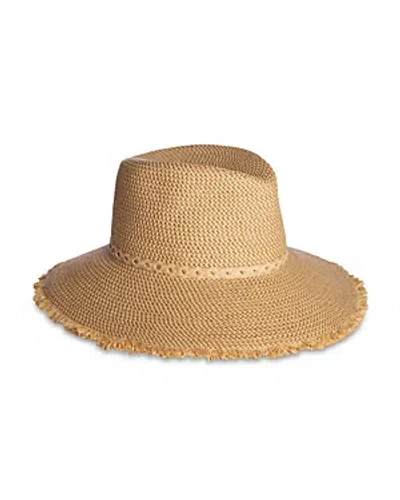 Eric Javits Mykonos Fedora Hat In Peanut