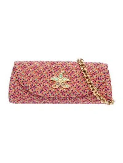 Pre-owned Eric Javits Nylon Shoulder Bag In Pink