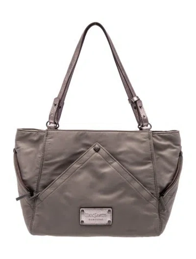 Pre-owned Eric Javits Nylon Tote In Grey