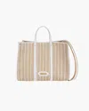 Eric Javits Palm Tote In White Mix