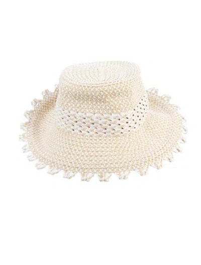 Pre-owned Eric Javits Panama Hat W/tags In Neutral