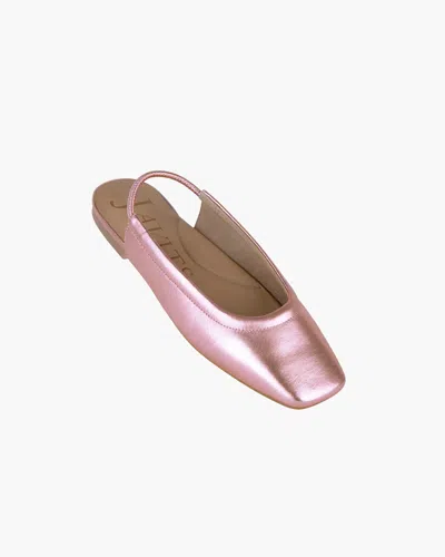Eric Javits Peyton Slingback Metallic - Shoes - Final Sale In Pink