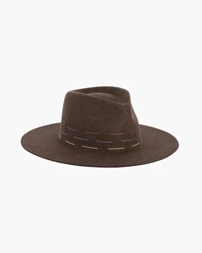 Eric Javits Pike Hat In Brown Mix