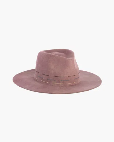 Eric Javits Pike Hat In Dusty Rose
