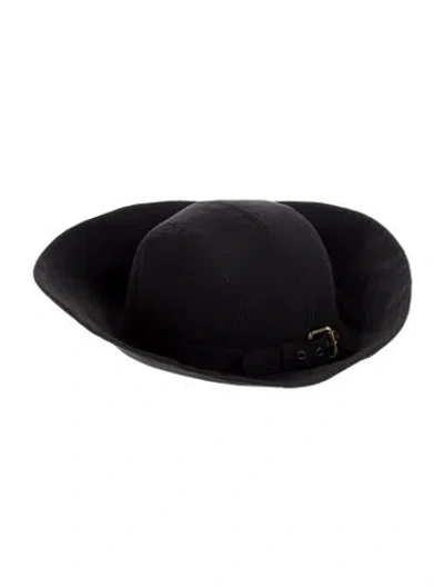 Pre-owned Eric Javits Polyester Bucket Hat In Black