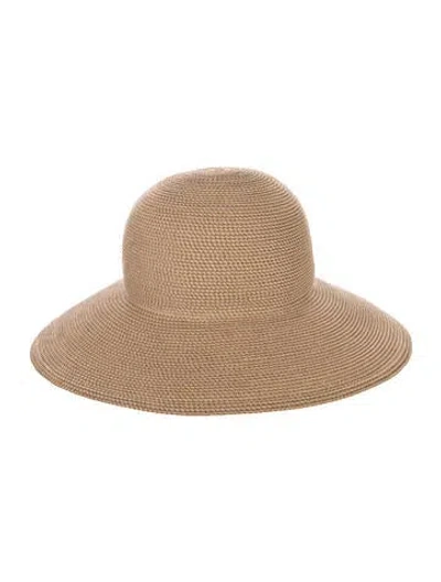 Pre-owned Eric Javits Raffia Hat In Neutrals