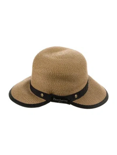 Pre-owned Eric Javits Raffia Sun Hat In Neutrals