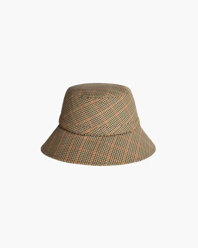 Eric Javits Rain Bucket In Tan Check