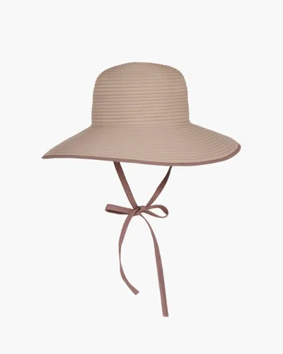 Eric Javits Ribbon Skimmer In Brown