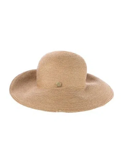 Pre-owned Eric Javits Round Jute Panama Hat In Neutral