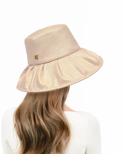 Eric Javits Sabrina Bucket In Gold