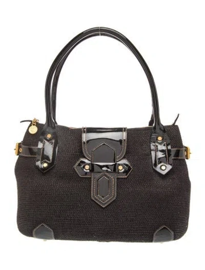 Pre-owned Eric Javits Shoulder Bag In Black