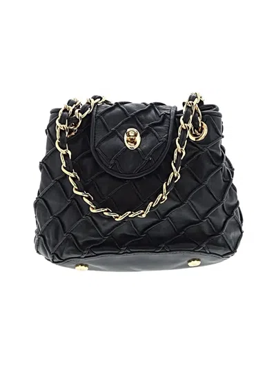 Pre-owned Eric Javits Shoulder Bag In Black