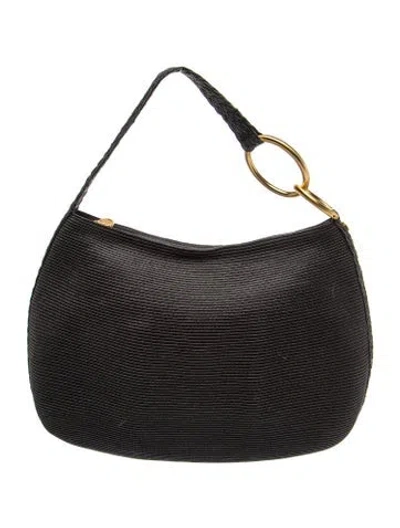 Pre-owned Eric Javits Shoulder Bag In Black
