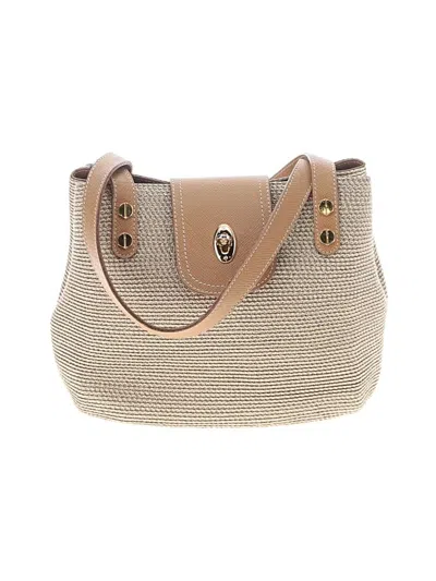 Pre-owned Eric Javits Shoulder Bag In Gold
