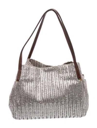 Pre-owned Eric Javits Signature Shoulder Bag