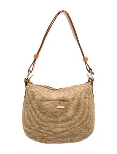 Pre-owned Eric Javits Signature Shoulder Bag In Neutral